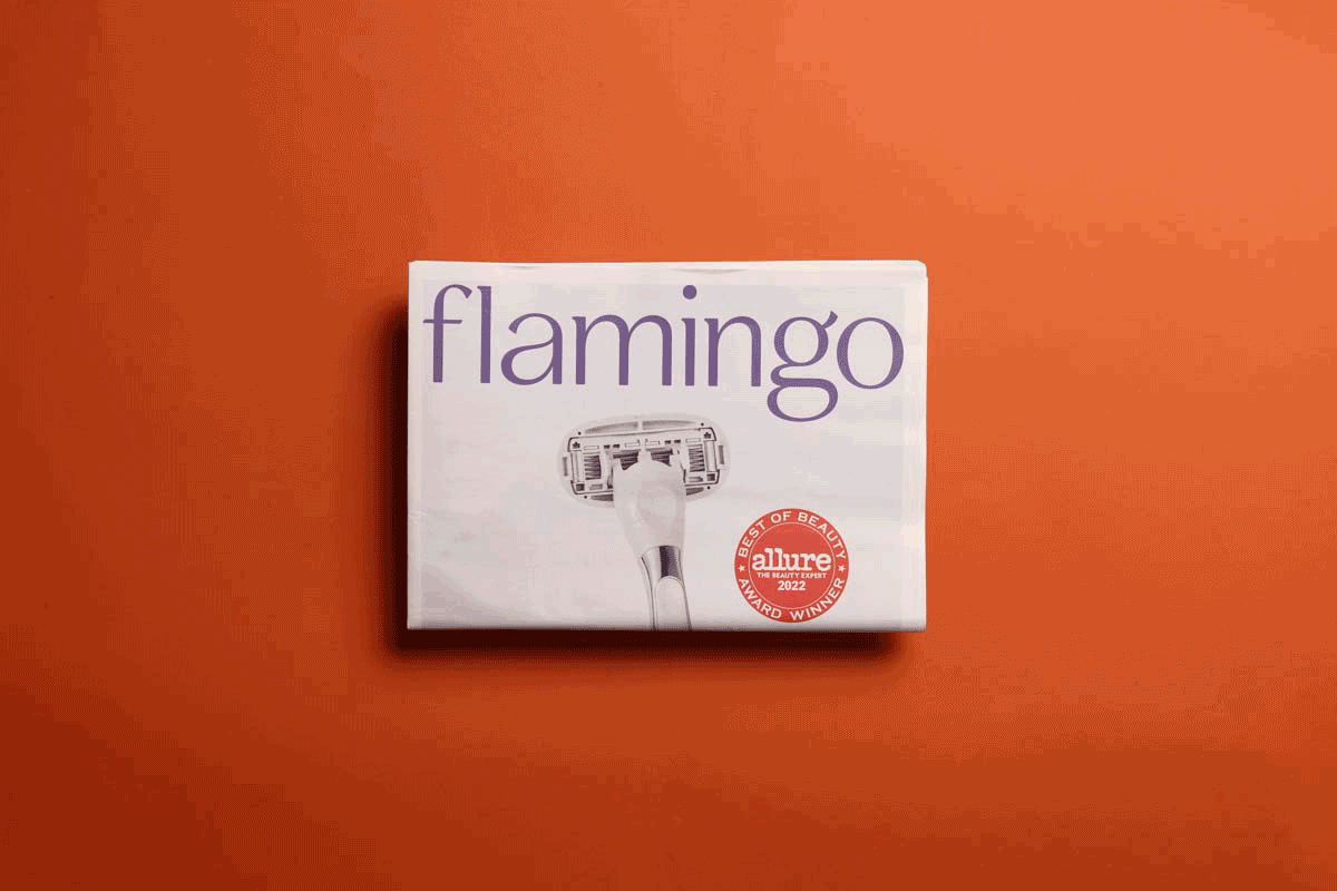 Broadsheet newspaper for shaving brand Flamingo. Printed by Newspaper Club.