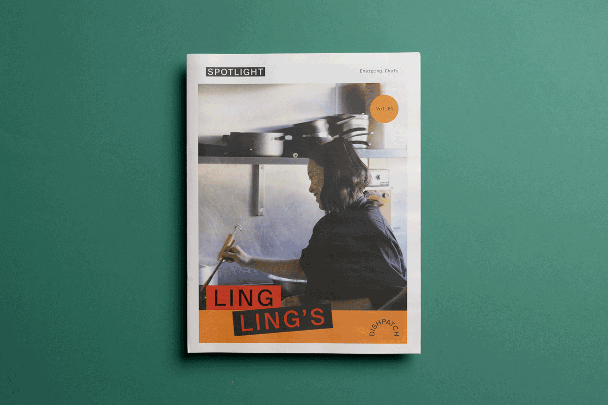 Ling Ling's Dishpatch newspaper printed by Newspaper Club