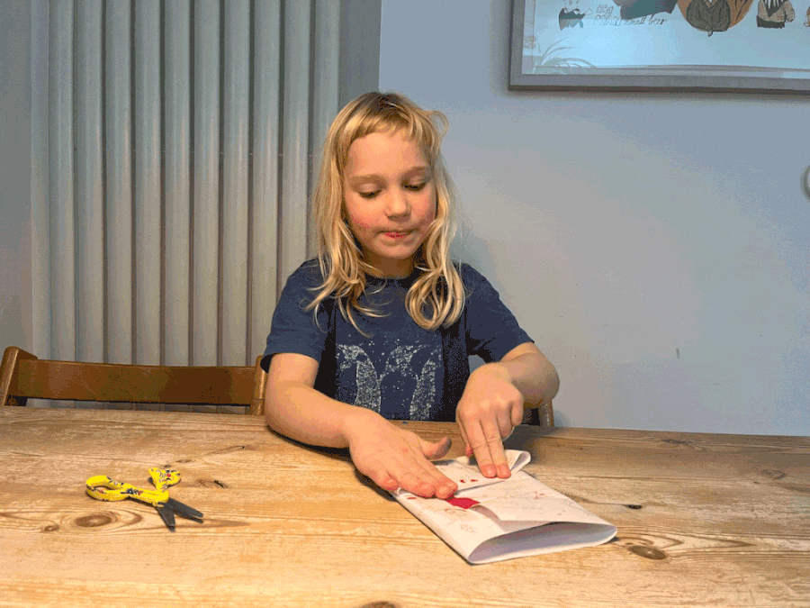 Newsprint wrapping paper. A step-by-step guide to making your own wrapping paper