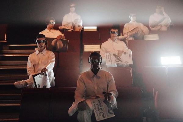 omega watches moon landing newspaper