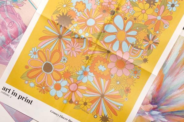 Art in Print newspaper poster project in Boston. Developed by Isenberg Projects. 