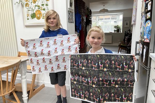 A step-by-step guide to making your own wrapping paper