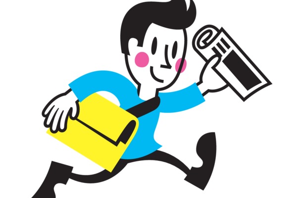 Newspaper Club Russell Mascot