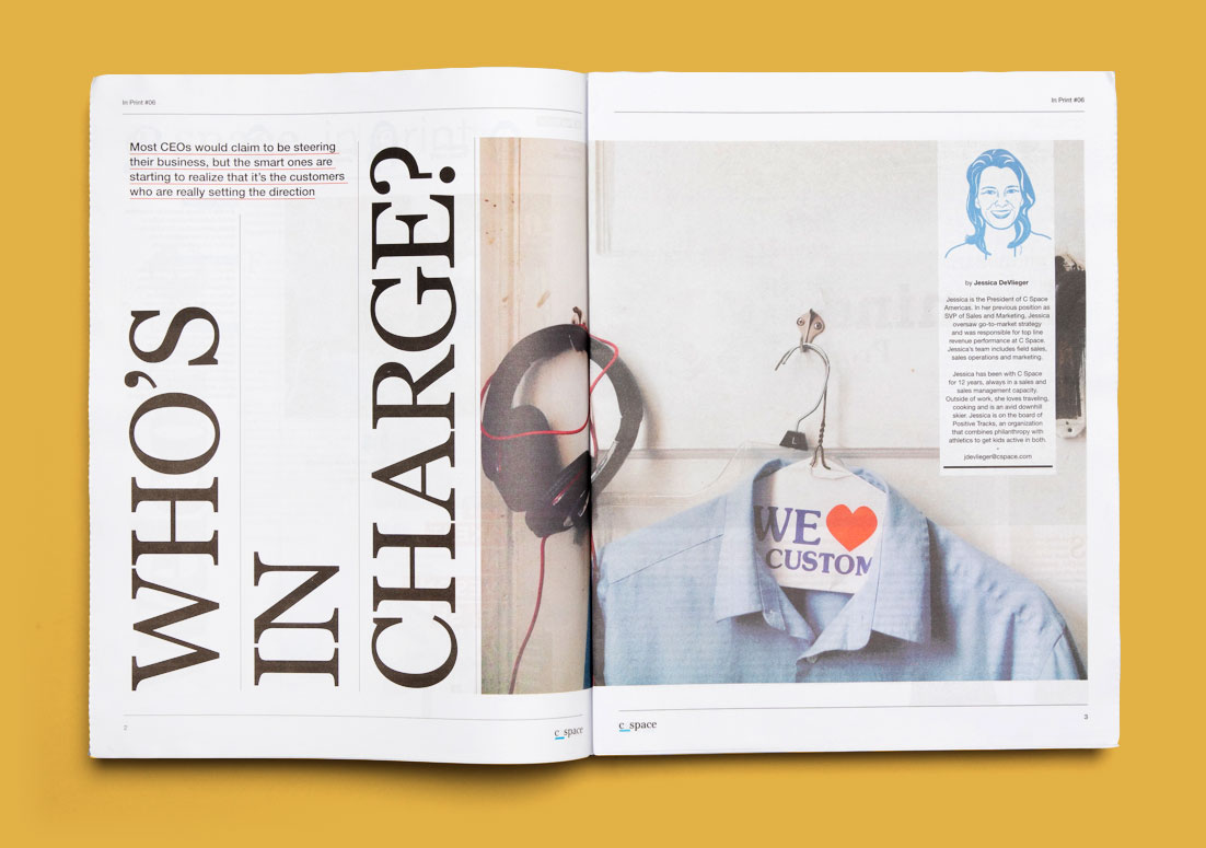 C Space newspaper printed by Newspaper Club