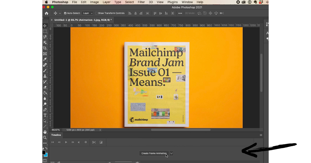 How to make an animated GIF flipping through your publication
