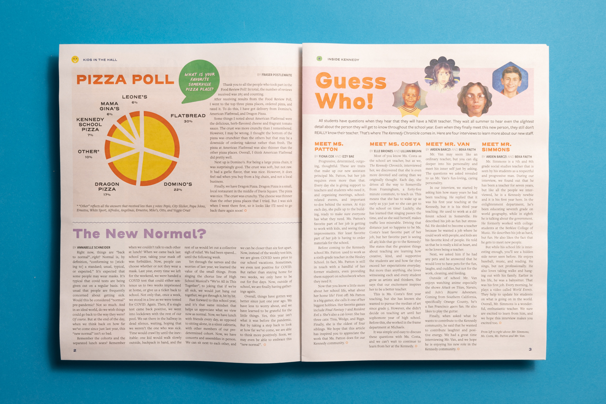 The making of a school newspaper