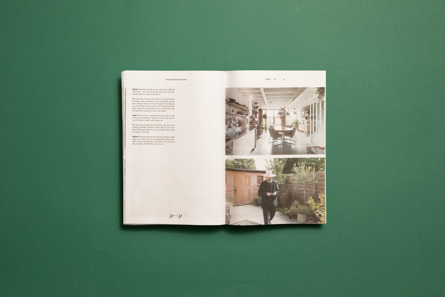 Magazine for estate agency The Modern House printed by Newspaper Club