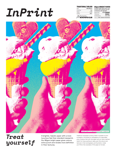 Front cover of Traditional 80gsm bright PDF sample